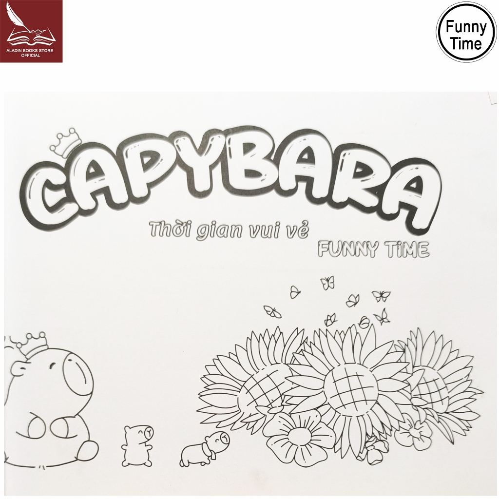 Sách -Capypara -Funny Time -Thời Gian Vui Vẻ-Lant-Tiểu Tranh