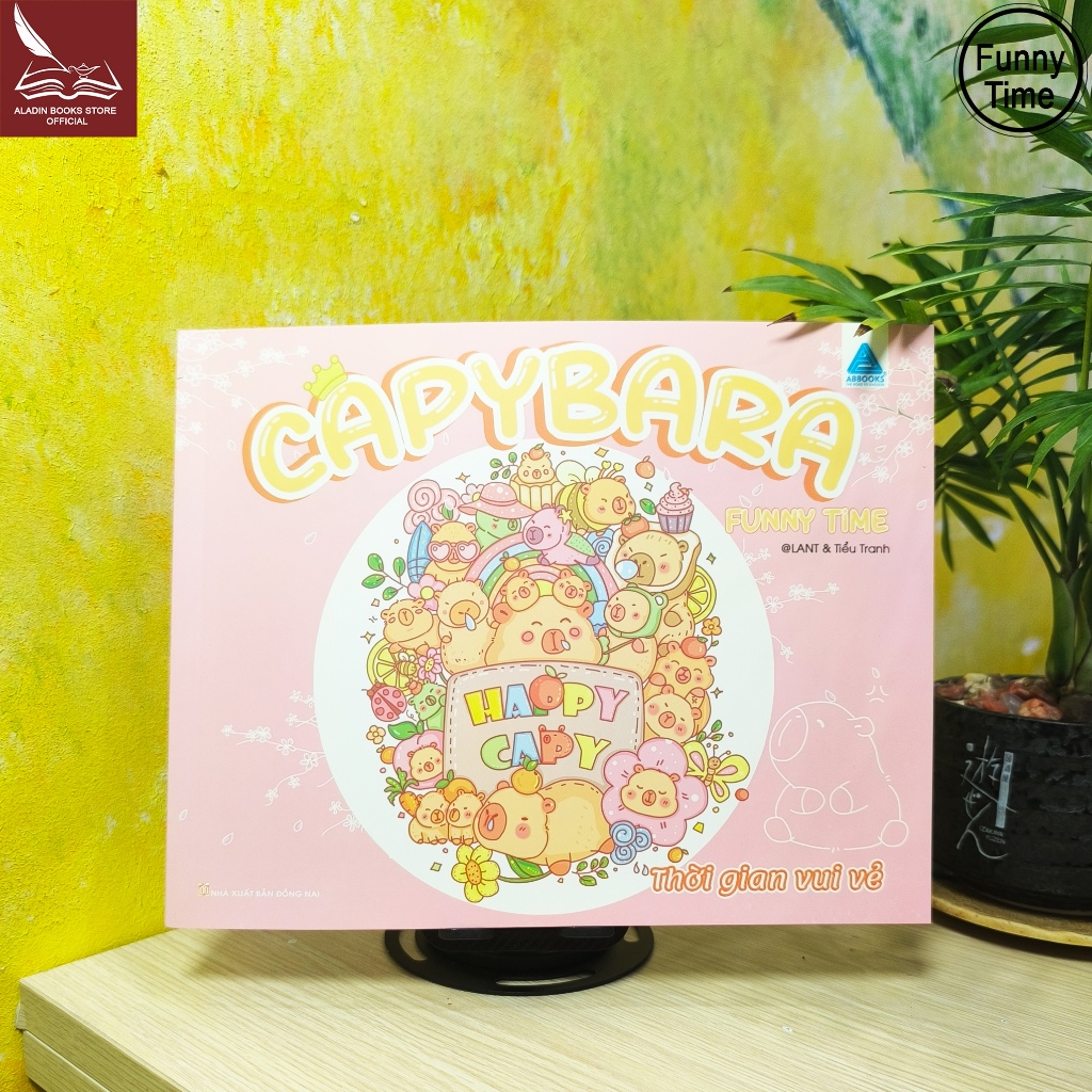 Sách -Capypara -Funny Time -Thời Gian Vui Vẻ-Lant-Tiểu Tranh