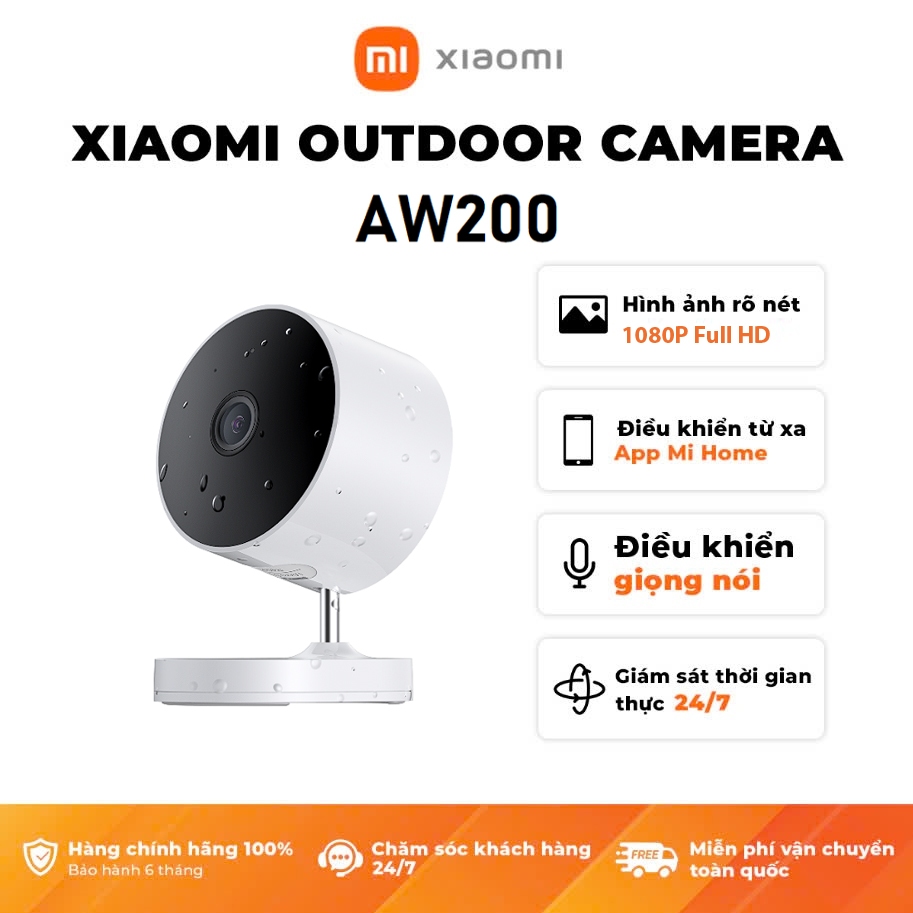 Ảnh Camera Ngoài Trời Xiaomi Outdoor Camera CW300 2.5K ,  AW300 2K , AW200 Full HD (Bản quốc tế - Bảo hành 12 tháng) 3