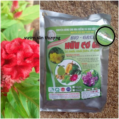 Gói 500g Phân Bón Hữu Cơ Bio Green Hữi Cơ 68, Lá Xanh, Cành Khỏe, Rễ Nhiều, Cân Bằng Ph, Mau Quả