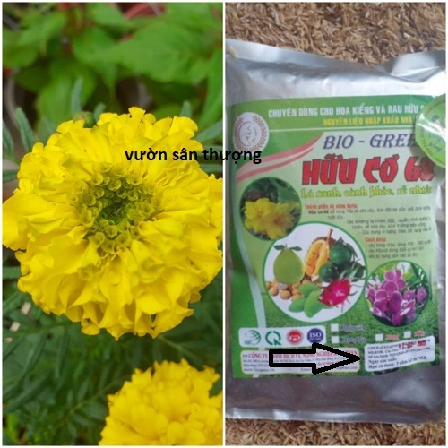 Gói 500g Phân Bón Hữu Cơ Bio Green Hữi Cơ 68, Lá Xanh, Cành Khỏe, Rễ Nhiều, Cân Bằng Ph, Mau Quả