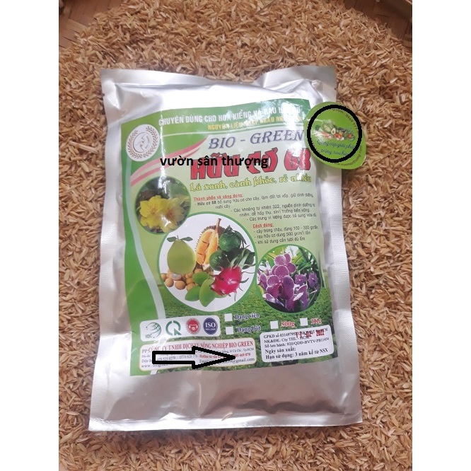 Gói 500g Phân Bón Hữu Cơ Bio Green Hữi Cơ 68, Lá Xanh, Cành Khỏe, Rễ Nhiều, Cân Bằng Ph, Mau Quả