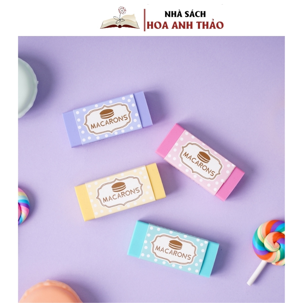 Ảnh Gôm Tẩy Nano Classmate Thiết Kế Hình Macarons Tẩy Sạch, An Toàn Cho Bé CL-ER605 3