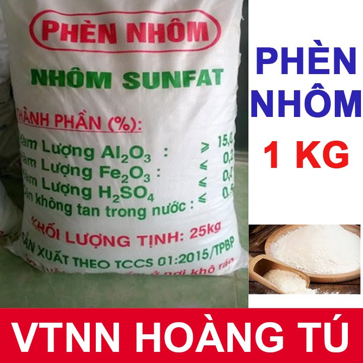 gói 1kg - Phèn nhôm Al(SO4)2 alum phèn chua tinh khiết thí nghiệm ...
