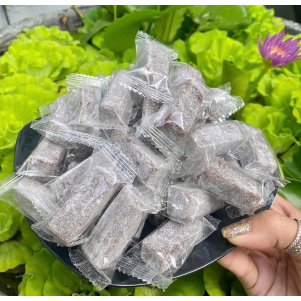 ( MỀM DẺO) 500GR KẸO GỪNG DẺO PHẤN KIÊN LONG- ĐẶC SẢN BẾN TRE SHOP
