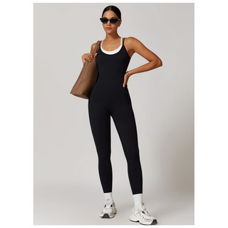 Bộ đồ tập gym,yoga thể thao nữ liền thân quần dài chât poly cao cấp(suit843)