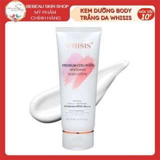 KEM DƯỠNG BODY TRẮNG DA WHISIS CHỐNG NẮNG NÂNG TONE DƯỠNG TRẮNG SPF 50+ PDA++++ 200ML - Bebeau