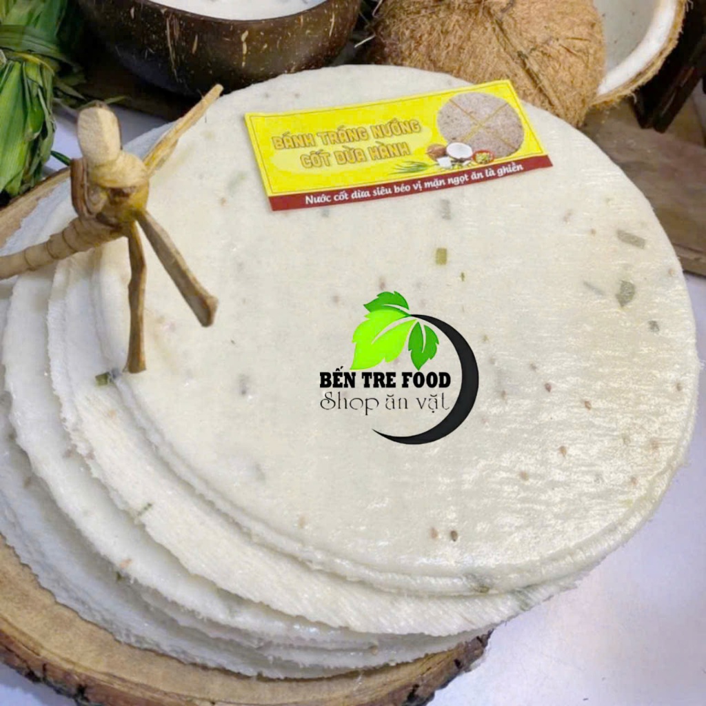 BÁNH PHỒNG SƠN ĐỐC ( BÁNH PHỒNG NẾP MẶN 10 BÁNH LỚN CHƯA NƯỚNG)- ĐẶC SẢN BẾN TRE SHOP