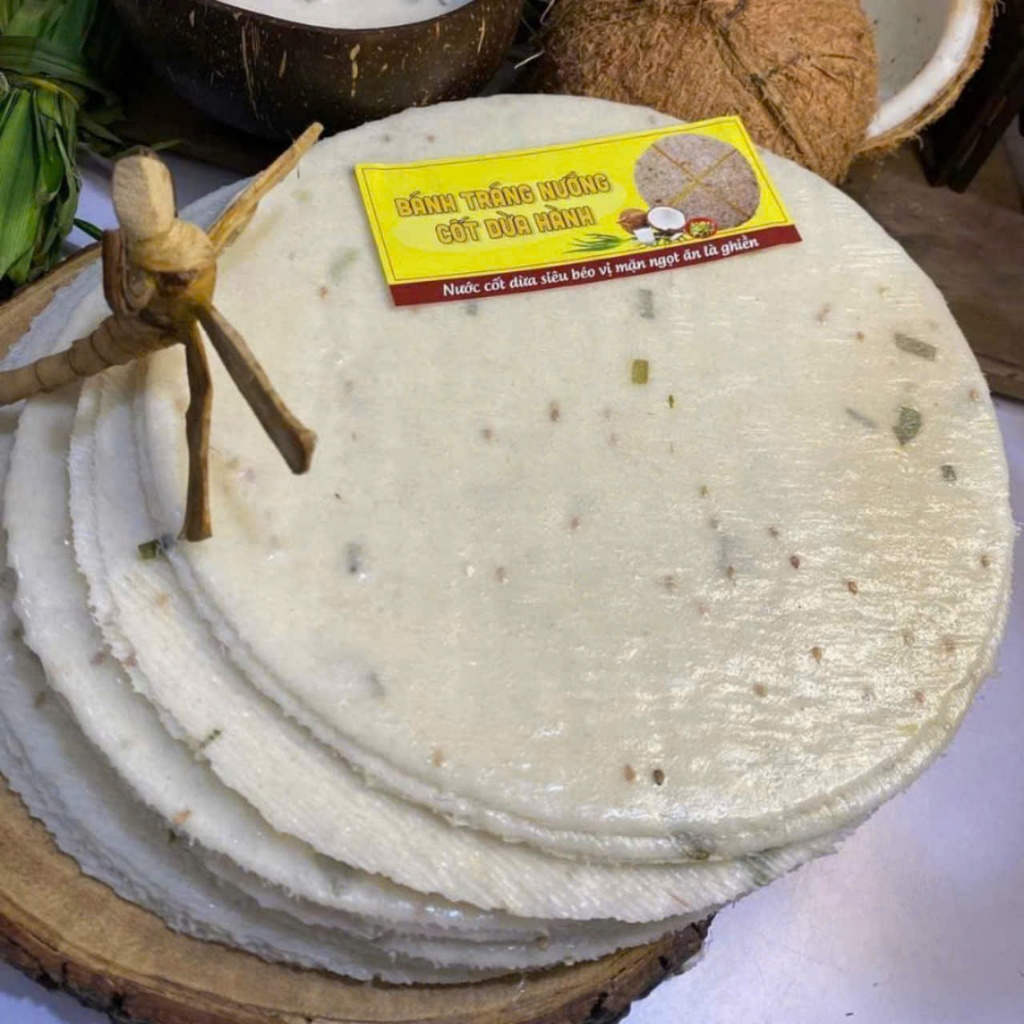BÁNH PHỒNG SƠN ĐỐC ( BÁNH PHỒNG NẾP MẶN 10 BÁNH LỚN CHƯA NƯỚNG)- ĐẶC SẢN BẾN TRE SHOP