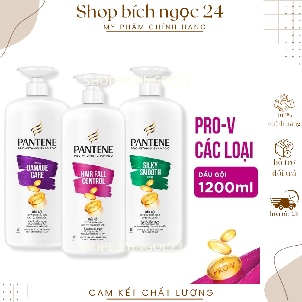 Dầu gội Pantene ngăn rụng tóc chai 1200ml