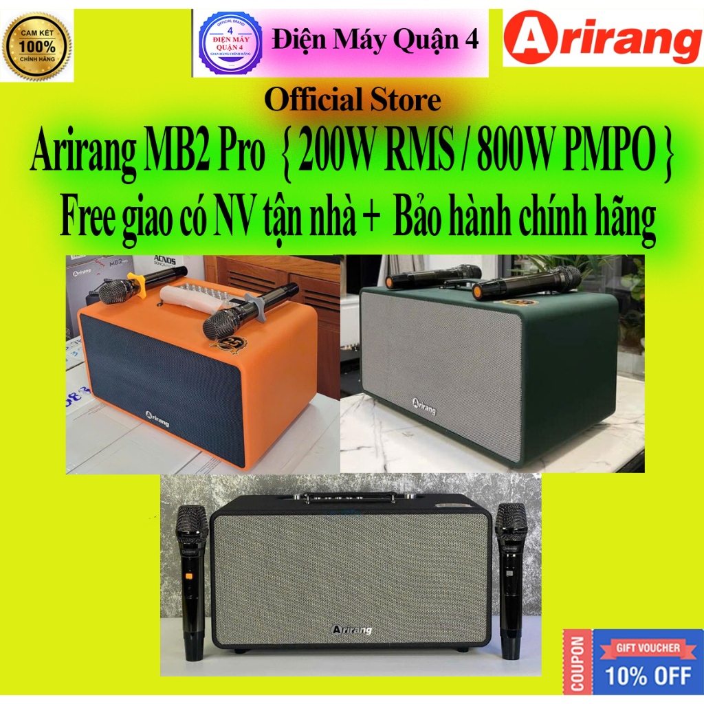 Loa Karaoke Arirang MB2 PRO / MB2PRO, Hàng chính hãng | Shopee Việt Nam