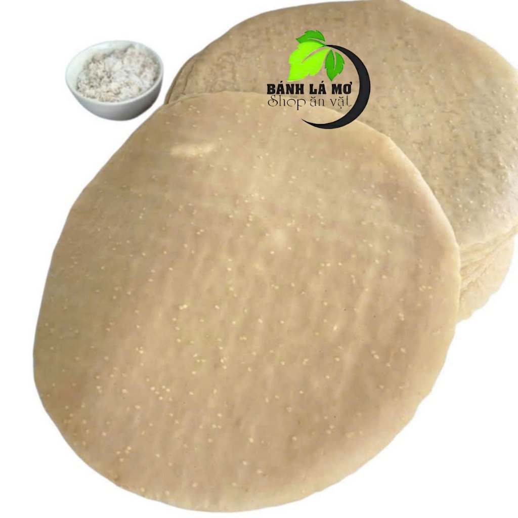 (ĐẶC SẢN BẾN TRE) BÁNH TRÁNG DỪA MỸ LỒNG MÈ TRẮNG ( TÚI 10 BÁNH CHƯA NƯỚNG)- ĐẶC SẢN BẾN TRE SHOP