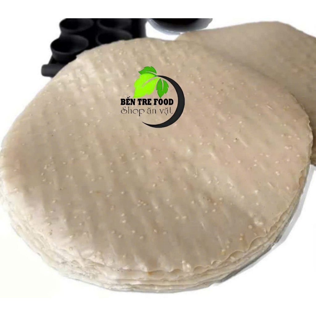 (ĐẶC SẢN BẾN TRE) BÁNH TRÁNG DỪA MỸ LỒNG MÈ TRẮNG ( TÚI 10 BÁNH CHƯA NƯỚNG)- ĐẶC SẢN BẾN TRE SHOP