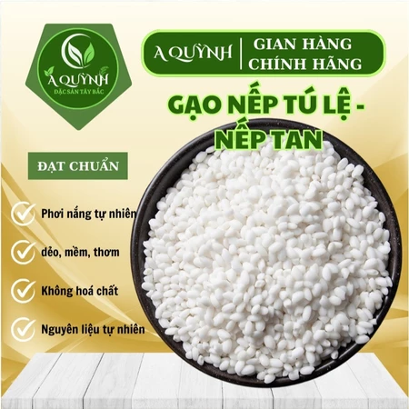 Gạo Nếp Tú Lệ, Gạo Nếp Tan Điện Biên Đặc Sản Tây Bắc thơm, Mềm Dẻo Loại 1 Không Pha Trộn