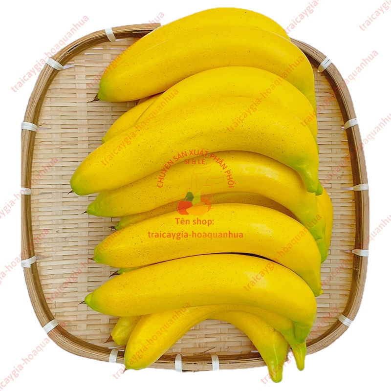 Trái cây giả, 1 trái chuối già, trái cây mô hình, quả giả - trang trí nhà cửa