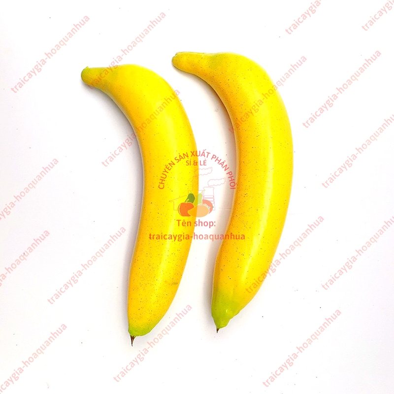 Trái cây giả, 1 trái chuối già, trái cây mô hình, quả giả - trang trí nhà cửa