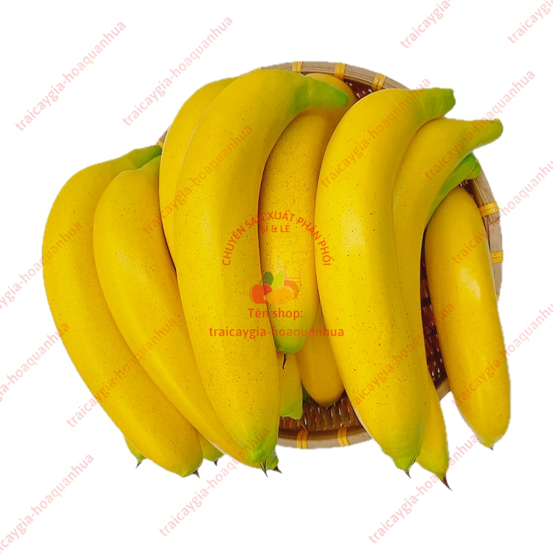 Trái cây giả, 1 trái chuối già, trái cây mô hình, quả giả - trang trí nhà cửa