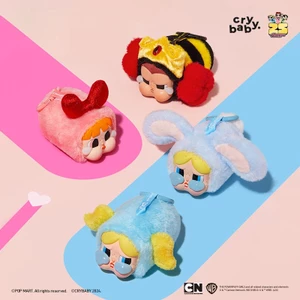 【HÀNG SẴN SHIP】CHÍNH HÃNG 100% Popmart Móc Khoá Crybaby Powerpuff Girls Vinyl Face Plush