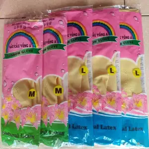 Găng tay cao su Sắc Cầu Vồng