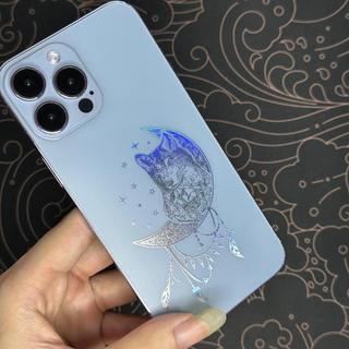 Miếng dán lưng PPF hình sói chuyển màu ngũ sắc cho iPhone 12 - 17promax