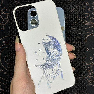 Miếng dán lưng PPF hình sói chuyển màu ngũ sắc cho iPhone 12 - 17promax