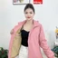 Áo Khoác Nữ Lót Lông Chống Nước,Áo Có Mu Dây Rút