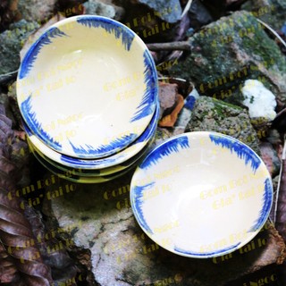 Chén Gốm Phết Xanh Size 9cm - Chén Tép Làm Bánh Bèo - Nướng Trứng - Chén Chấm - Chén Mắm - Gốm Xưa Lái Thiêu