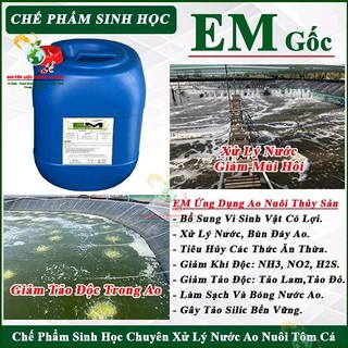 Chế Phẩm Sinh Học EM Gốc Can 20 lít, Xử Lý Nước Ao Nuôi Tôm Cá, Ủ Thức Ăn, Khử Mùi Chuồng Trại, Ủ Phân Cá, Đậu Nành