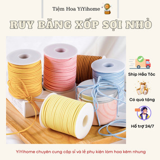 Lẻ 10 mét Ruy Băng Xốp, Da Lộn Sợi Nhỏ Trang Trí Hộp Quà, Gói Hoa, Quà Tặng Handmade DIY YiYihome