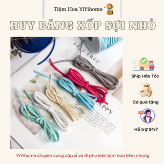 Lẻ 10 mét Ruy Băng Xốp, Da Lộn Sợi Nhỏ Trang Trí Hộp Quà, Gói Hoa, Quà Tặng Handmade DIY YiYihome