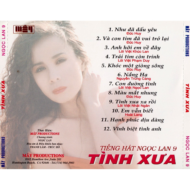 Băng Cassette Ngọc Lan - Tình Xưa