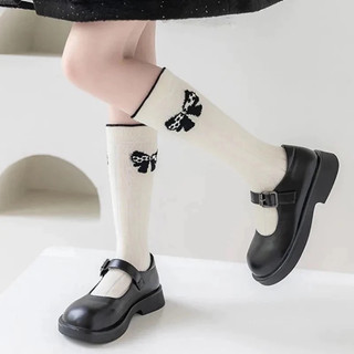 Set 5 đôi tất vớ cổ cao tiểu thử đính nơ cho bé 3-12 tuổi phong cách hàn quốc 🌸 tuyển sỉ🌸