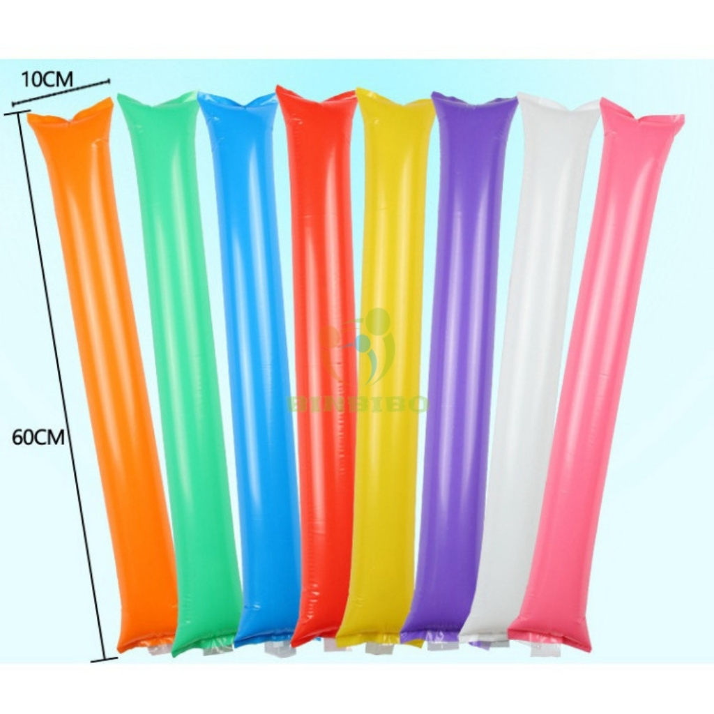 (Combo 10 đôi) Bóng đập cổ vũ dùng trong tổ chức sự kiện đêm hội nhiều màu sắc - binbibo
