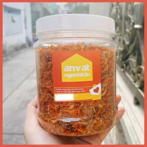 500g muối tôm hành phi công thức độc quyền, vị ngọt ngọt mặn mặn, không cay