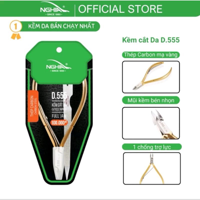 Kềm nghĩa d555 nhặt da [ Cam Kết Hàng Chính Hãng]