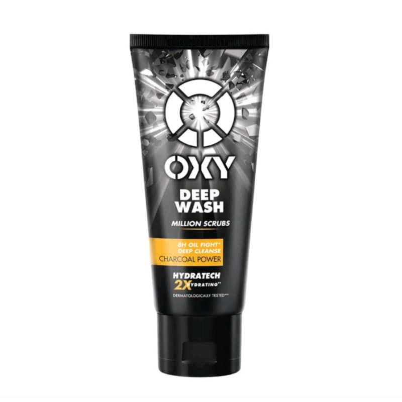 Sữa rửa mặt cho nam Oxy sach tể bào chết, giảm mụn đầu đen, dạng kem Oxy Anti-Blackhead Wash 100g