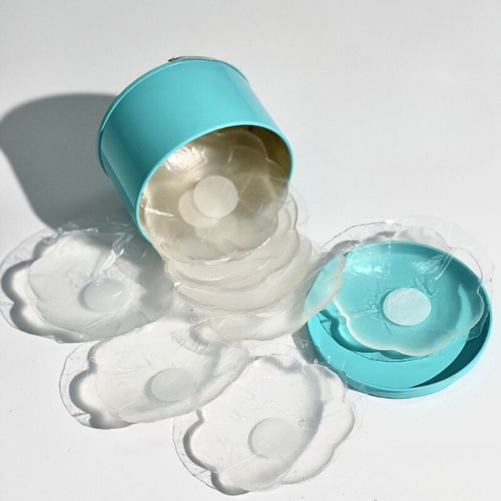 Miếng dán ngực silicon trong suốt keo dính siêu dính chống lộ ti sử dụng được nhiều lần LANIXA H08