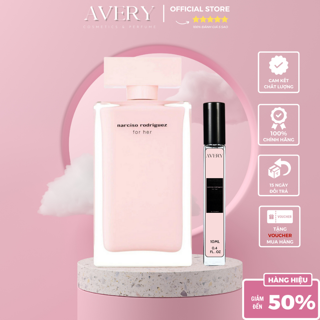 [Hàng Chiết] Nước Hoa Narcis.o Rodrigue.z For Her Eau de Parfum 10ml