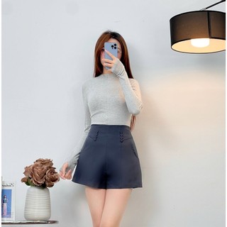 Áo Thun 𝐂𝐂𝐇𝐀𝐓 Cổ Leo Tay Dài Basic Chất Liệu Cao Cấp Mềm Mại 24TDC2005OT