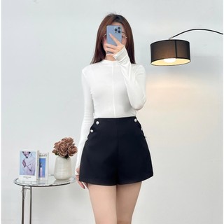 Áo Thun 𝐂𝐂𝐇𝐀𝐓 Cổ Leo Tay Dài Basic Chất Liệu Cao Cấp Mềm Mại 24TDC2005OT
