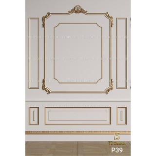 Phông Nền Livestream Chụp Ảnh Đẹp Sang Trọng hoạ tiết tường phào chỉ 3D 5D