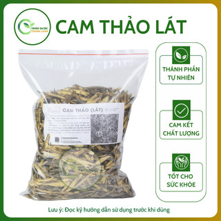 1kg CAM THẢO (LÁT) (Sinh cam thảo, Quốc lão) chữa ho, thanh nhiệt | Dược liệu Thanh Loan
