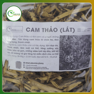 1kg CAM THẢO (LÁT) (Sinh cam thảo, Quốc lão) chữa ho, thanh nhiệt | Dược liệu Thanh Loan