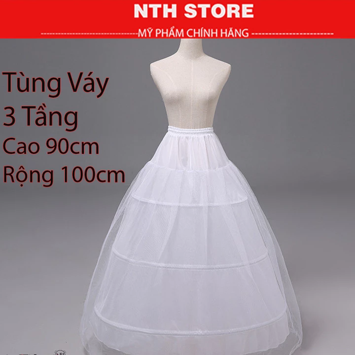 Tùng Váy Cô Dâu 3 Tầng , 4 Tầng , 6 Tầng , 8 Tầng Làm Phồng Váy Cô Dâu chuyên dùng cho các tiệm áo cưới