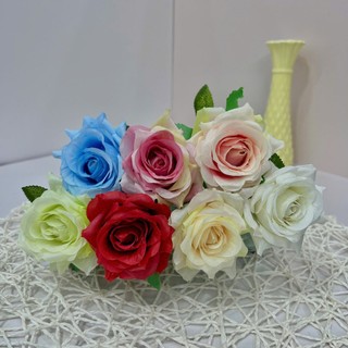 Hoa Giả- Hoa Hồng Cánh Xoắn 1 Bông 47cm Decor Nhà Cửa, Văn Phòng Siêu Xinh