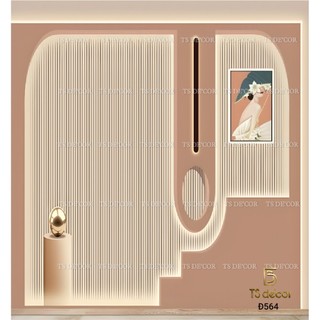 Phông Nền Livestream xu hướng mới phong cách sang trọng, lịch sự 3D 5D