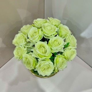 Hoa Giả- Combo 5 Hoa Hồng Cánh Xoắn 1 Bông 47cm Decor Nhà Cửa, Văn Phòng Siêu Xinh