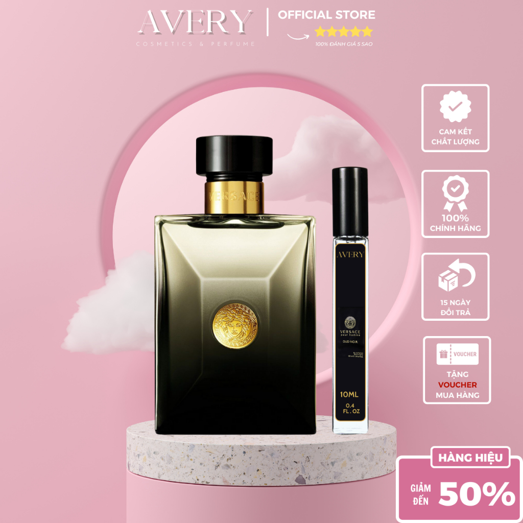 [Hàng Chiết] Nước Hoa Ver.sac.e Pour Homme Oud Noir EDP