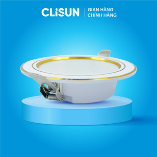 Đèn Downlight Âm Trần CLISUN | Đèn Chống Ẩm LED DD10 3 Chế Độ Màu Siêu Mỏng Tiết Kiệm Điện Tuổi Thọ Cao 30000H 10W