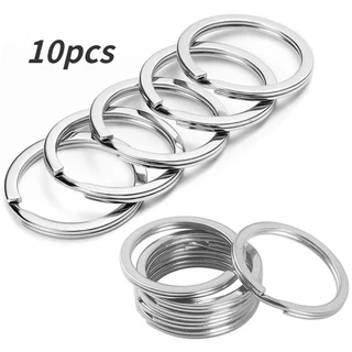 Set 10 Khoen Tròn Móc Khóa Bằng Thép Không Gỉ 25mm/30mm